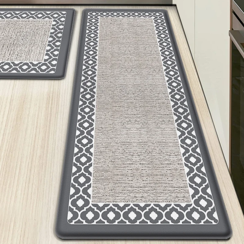 Waterproof & oilproof Kitchen Mat Anti Fatigue Kitchen Rug, Thick Non Slip Kitchen Carpet, Soft Kitchen Floor Mat, Standing Mat
Waterproof & oilproof Kitchen Mat Anti Fatigue Kitchen Rug, Thick Non Slip Kitchen Carpet, Soft Kitchen Floor Mat, Standing Mat