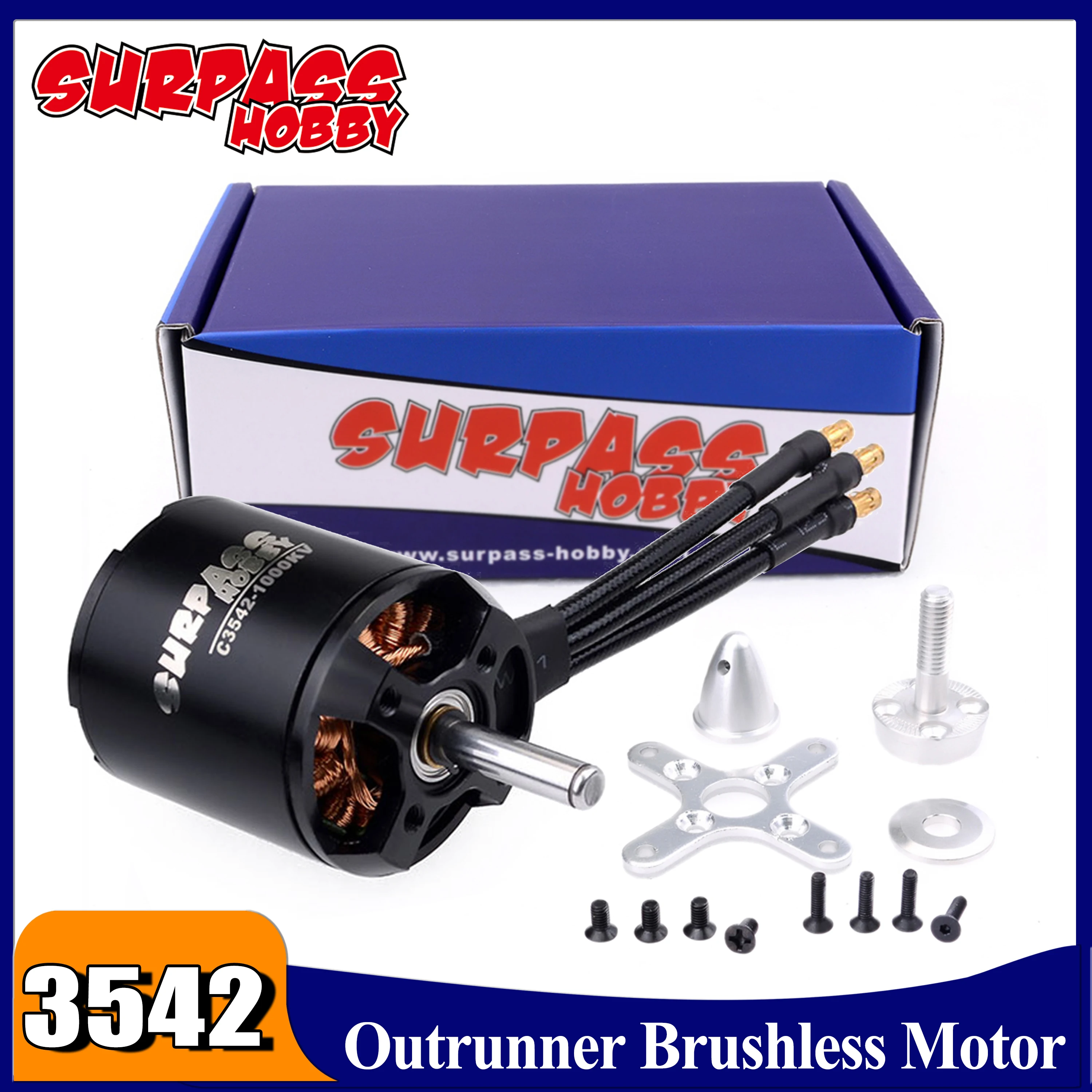 SURPASS HOBBY 2820 C3542 1000KV 1250KV 1450KV Outrunner Brushless Motor for FPV Aircraft Multicopters RC Plane Helicopter
SURPASS HOBBY 2820 C3542 1000KV 1250KV 1450KV Outrunner Brushless Motor for FPV Aircraft Multicopters RC Plane Helicopter