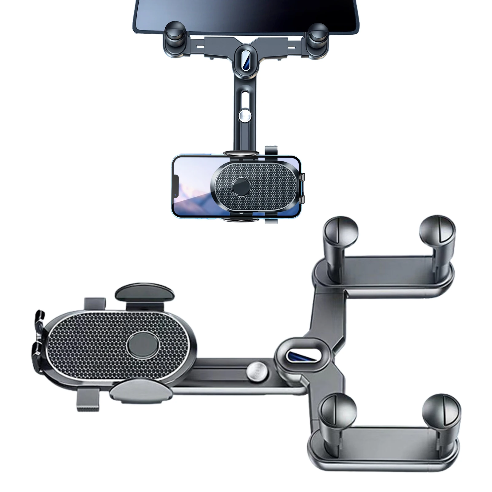Rearview Mirror Phone Holder 360 Rearview Mirror Phone Holder Adjustable Car Phone Cradle Four-claw Firm Lock Phone Stand Clip
Rearview Mirror Phone Holder 360 Rearview Mirror Phone Holder Adjustable Car Phone Cradle Four-claw Firm Lock Phone Stand Clip