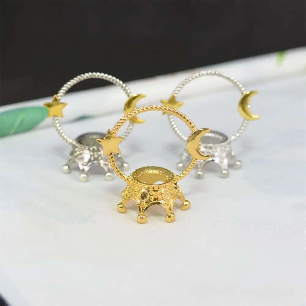 Home Decoration Crystal Ball Display Stand Gold/Sliver Star Moon Crown Metal Magic Sphere Holder Desktop Ornaments 
Home Decoration Crystal Ball Display Stand Gold/Sliver Star Moon Crown Metal Magic Sphere Holder Desktop Ornaments