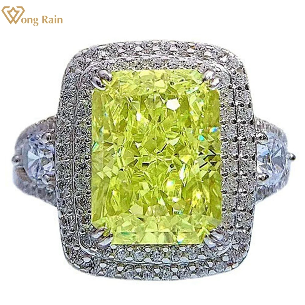 Wong Rain Luxury 925 Sterling Silver Crushed Ice Cut Created Moissanite Gemstone Wedding Engagement Ring Fine Jewelry Wholesale
Wong Rain Luxury 925 Sterling Silver Crushed Ice Cut Created Moissanite Gemstone Wedding Engagement Ring Fine Jewelry Wholesale