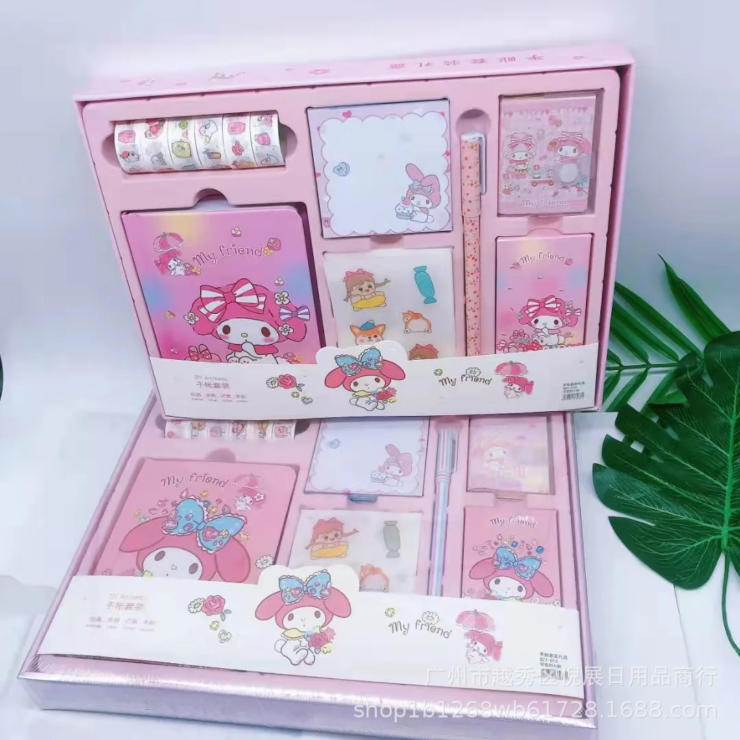 Kawaii Sanrio Stationery Gift Box Creative Stationery Journal Book Set Student Prize Gift Box Notebook Cute Creative Notebook
Kawaii Sanrio Stationery Gift Box Creative Stationery Journal Book Set Student Prize Gift Box Notebook Cute Creative Notebook
