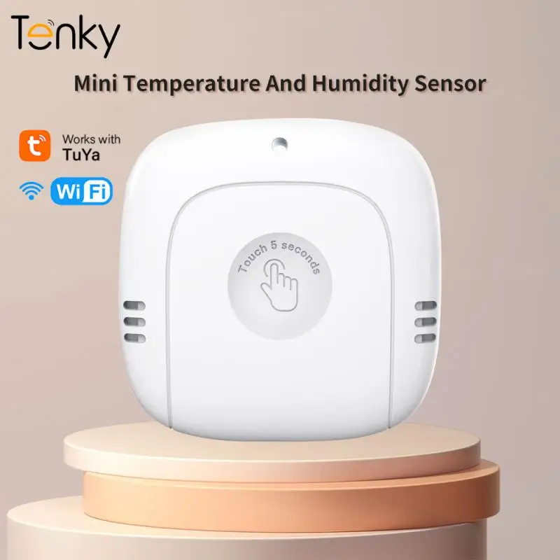 

Temperature And Humidity Sensor Lcd Display App Remote Control Thermometer Tuya Need Hub Gateway Indoor Hygrometer Smart Home