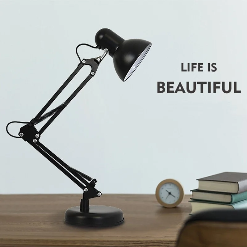 Metal Adjustable Arm Work Desk Lamp Study Room Lights Office Led Reading Table Lights
Metal Adjustable Arm Work Desk Lamp Study Room Lights Office Led Reading Table Lights