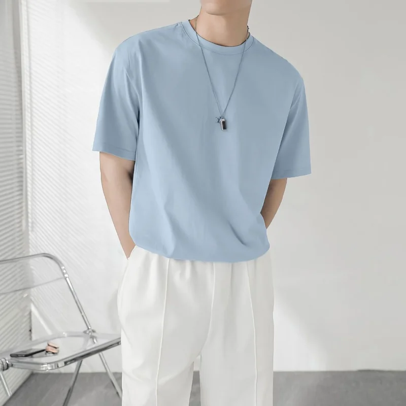 Cotton Summer Men's T Shirt O Neck High Quality Solid Loose Tops Causal Breathable Multiple Colour Sportswear Basic T-Shirts
Cotton Summer Men's T Shirt O Neck High Quality Solid Loose Tops Causal Breathable Multiple Colour Sportswear Basic T-Shirts