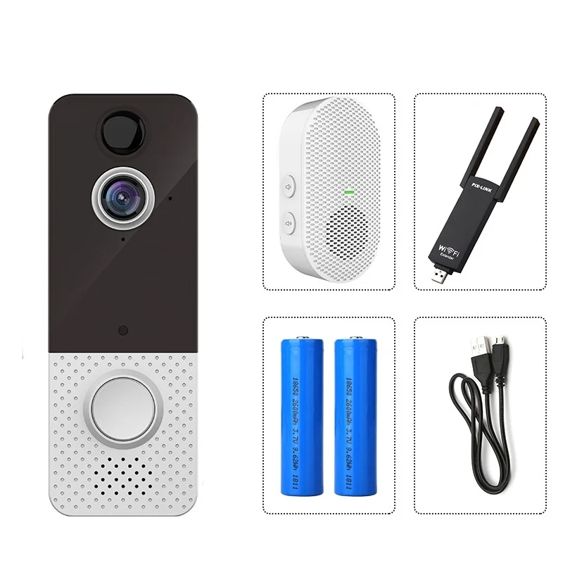 Умный дверной звонок T8, IP-камера 1080P, для квартир, инфракрасная сигнализация, беспроводной видеодомофон, Wi-Fi
Умный дверной звонок T8, IP-камера 1080P, для квартир, инфракрасная сигнализация, беспроводной видеодомофон, Wi-Fi