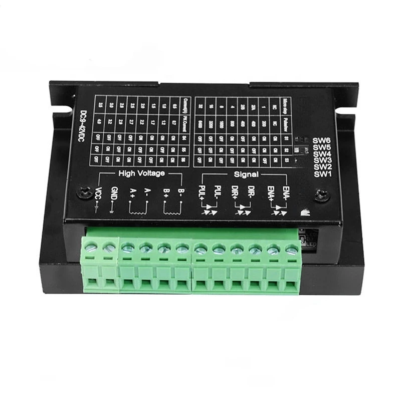42/57 stepper motor driver control board dm556 TB6600 upgraded version 32 subdivision 4.0A40VDC drive module
42/57 stepper motor driver control board dm556 TB6600 upgraded version 32 subdivision 4.0A40VDC drive module