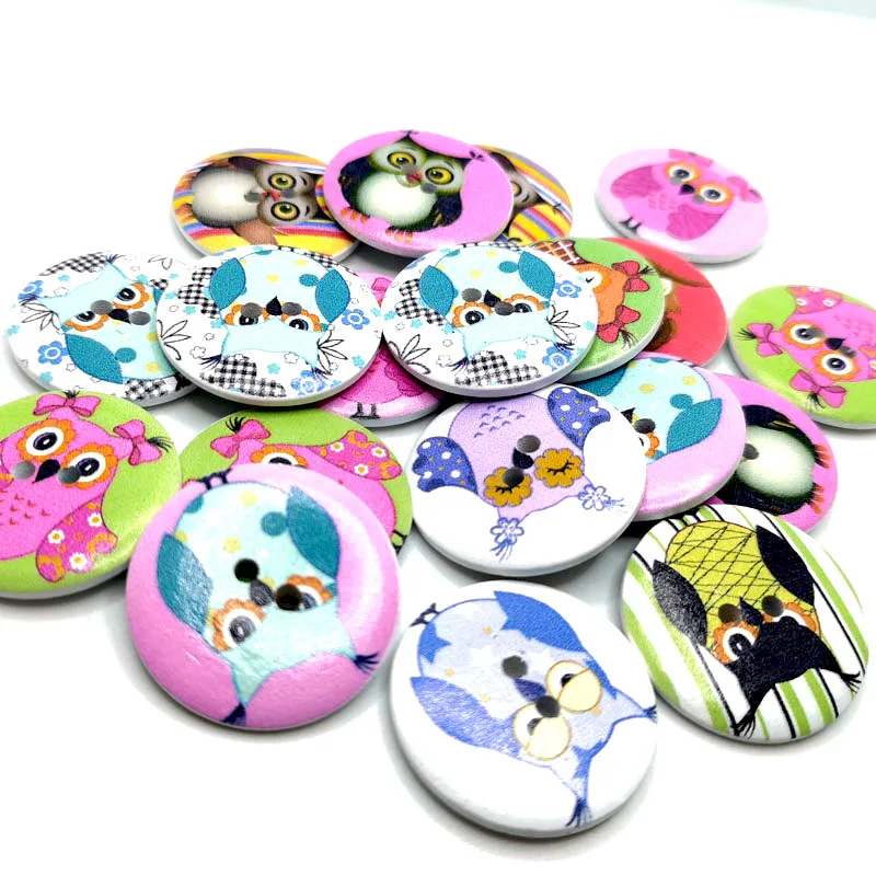 20 шт./лот деревянные круглые пуговицы с рисунком совы для рукоделия скрапбукинга «сделай сам» Швейные аксессуары 2 отверстия в случайном по... 
20 шт./лот деревянные круглые пуговицы с рисунком совы для рукоделия скрапбукинга «сделай сам» Швейные аксессуары 2 отверстия в случайном по...
