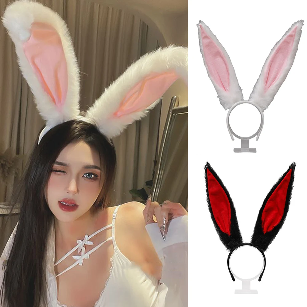 Long Rabbit Ear Hair Hoop Hairbands Fluffy Plush Cartoon Anime Headband Cute Lolita Cosplay Hair Hoop Hair accessories
Long Rabbit Ear Hair Hoop Hairbands Fluffy Plush Cartoon Anime Headband Cute Lolita Cosplay Hair Hoop Hair accessories