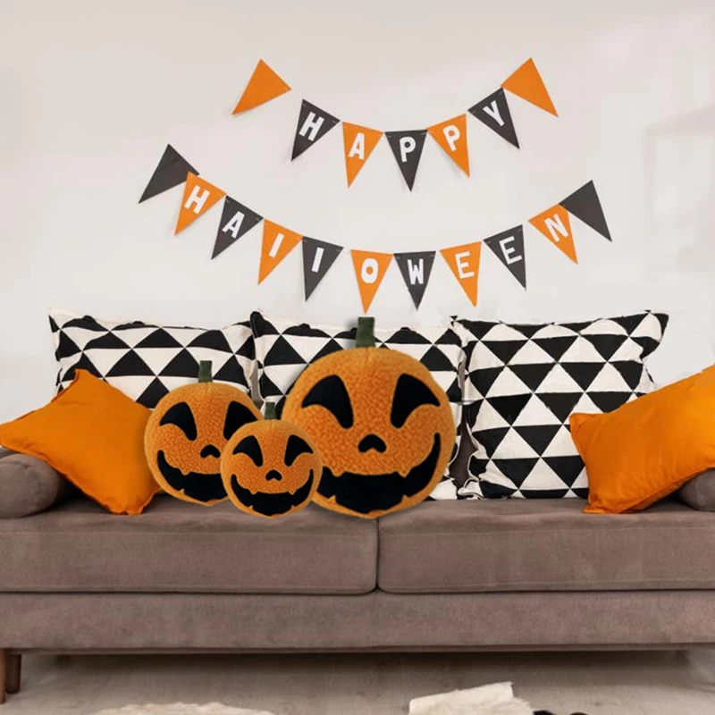 Happy Halloween Ghost Throw Pillow Halloween Cotton Pumpkin Head Decoration Festival Home Ornament Plush Doll For Children
Happy Halloween Ghost Throw Pillow Halloween Cotton Pumpkin Head Decoration Festival Home Ornament Plush Doll For Children