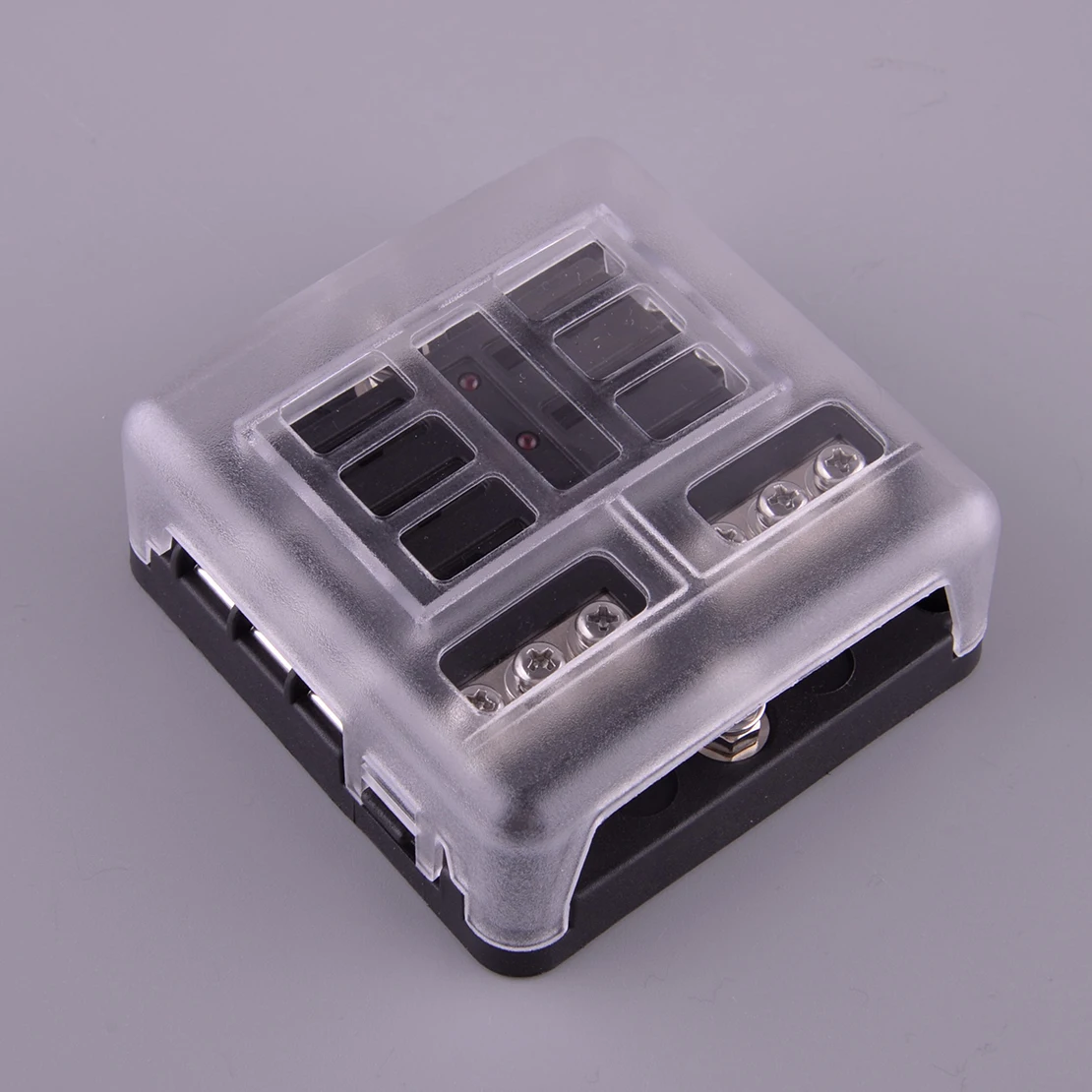 6 Way Fuse Holder Blade Box Block Panel Board Fit For Auto Car Marine Boat Truck Audio Video Forklift Battery Powered Systems
6 Way Fuse Holder Blade Box Block Panel Board Fit For Auto Car Marine Boat Truck Audio Video Forklift Battery Powered Systems