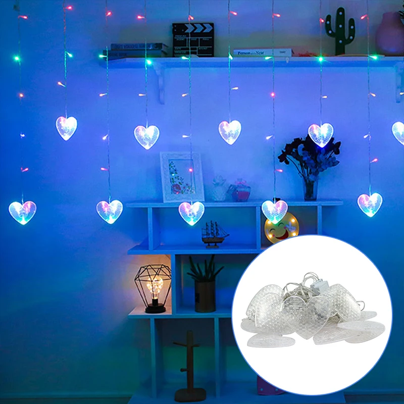Heart Shaped LED Fairy Lights Valentines Day Wedding Party Christmas Decorations Lamp Lanyard for Indoor Outdoor
Heart Shaped LED Fairy Lights Valentines Day Wedding Party Christmas Decorations Lamp Lanyard for Indoor Outdoor