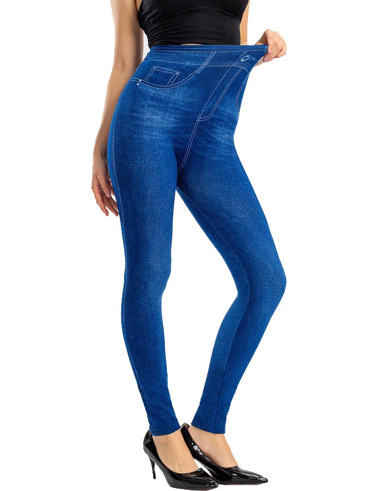 CKAHSBI Women Trousers Faux Denim Pants Sports Sexy Leggings Workout Running Push Up Slim High Waist Elastic Fitness
CKAHSBI Women Trousers Faux Denim Pants Sports Sexy Leggings Workout Running Push Up Slim High Waist Elastic Fitness