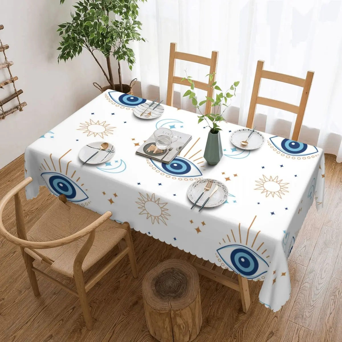 Rectangular Waterproof Oil-Proof Magic Witchcraft Occult Evil Eye Tablecloth Table Covers 40"-44" Fit Table Cloth
Rectangular Waterproof Oil-Proof Magic Witchcraft Occult Evil Eye Tablecloth Table Covers 40"-44" Fit Table Cloth