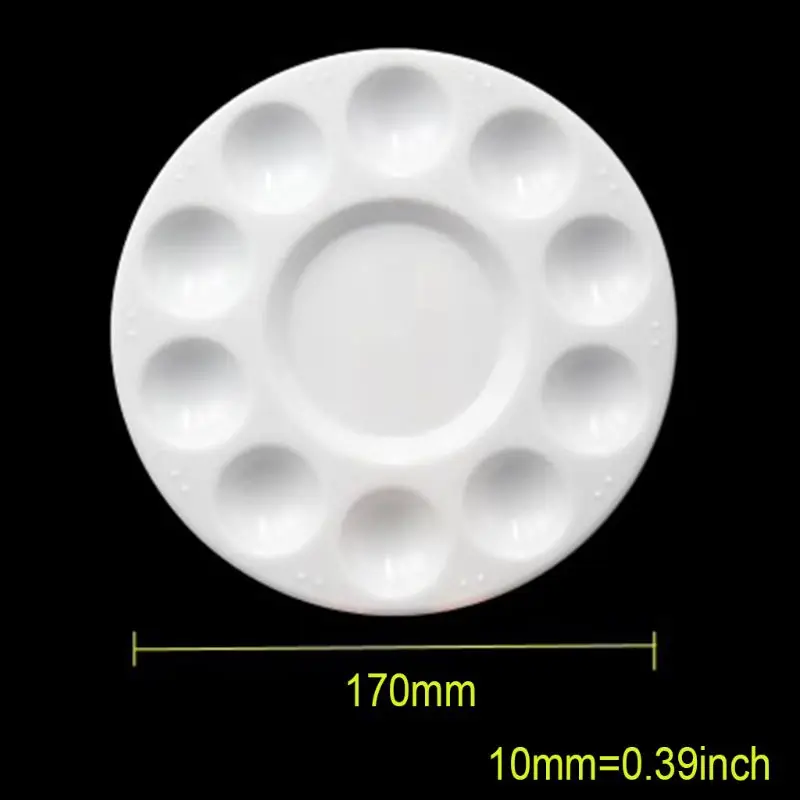 11 Grids 17cm/6.69" Paint Tray Plastic Palettes Easy Cleaning Professional Art Painting Kids DIY Craft Accessory
11 Grids 17cm/6.69" Paint Tray Plastic Palettes Easy Cleaning Professional Art Painting Kids DIY Craft Accessory