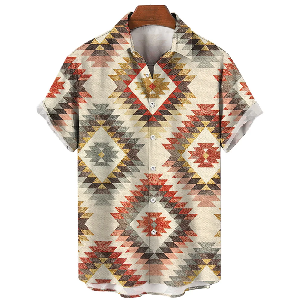 Men's Shirt Lapel Geometric Square Plaid Outdoor Casual Short Sleeve Shirts Printing Clothes Summer Beach Vacation Tops
Men's Shirt Lapel Geometric Square Plaid Outdoor Casual Short Sleeve Shirts Printing Clothes Summer Beach Vacation Tops