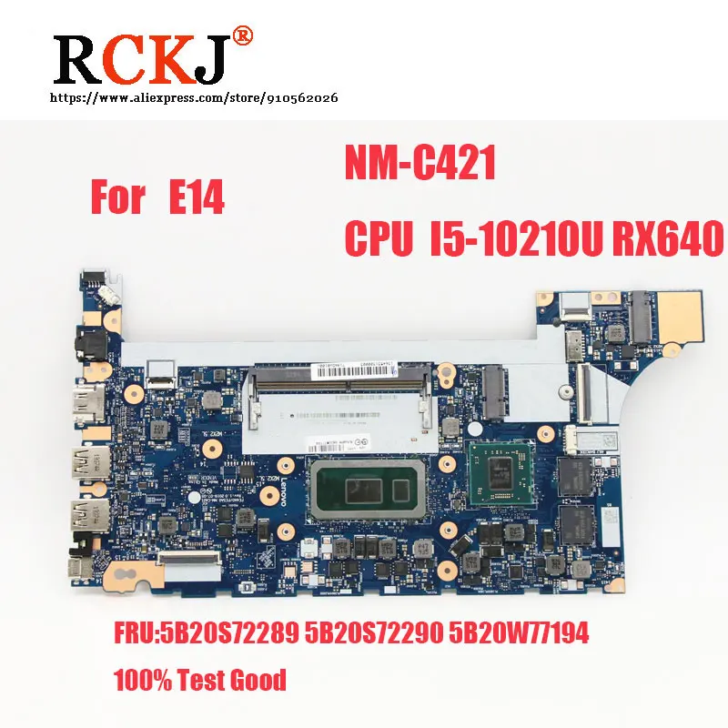 Для ноутбука Lenovo E14, материнская плата, центральный процессор, графический процессор, модель RX640, проверка хорошей модели 5B20W77194 5B20S72289 5B20S72290
Для ноутбука Lenovo E14, материнская плата, центральный процессор, графический процессор, модель RX640, проверка хорошей модели 5B20W77194 5B20S72289 5B20S72290
