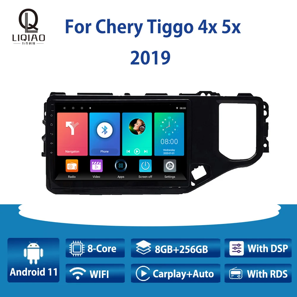 Автомагнитола LIQIAO на Android 11 для Chery Tiggo 4x5x2019, автомобильный мультимедийный видеопроигрыватель с DVD, 2Din Carplay, BT, Bluetooth, Раздельный экран BT
Автомагнитола LIQIAO на Android 11 для Chery Tiggo 4x5x2019, автомобильный мультимедийный видеопроигрыватель с DVD, 2Din Carplay, BT, Bluetooth, Раздельный экран BT