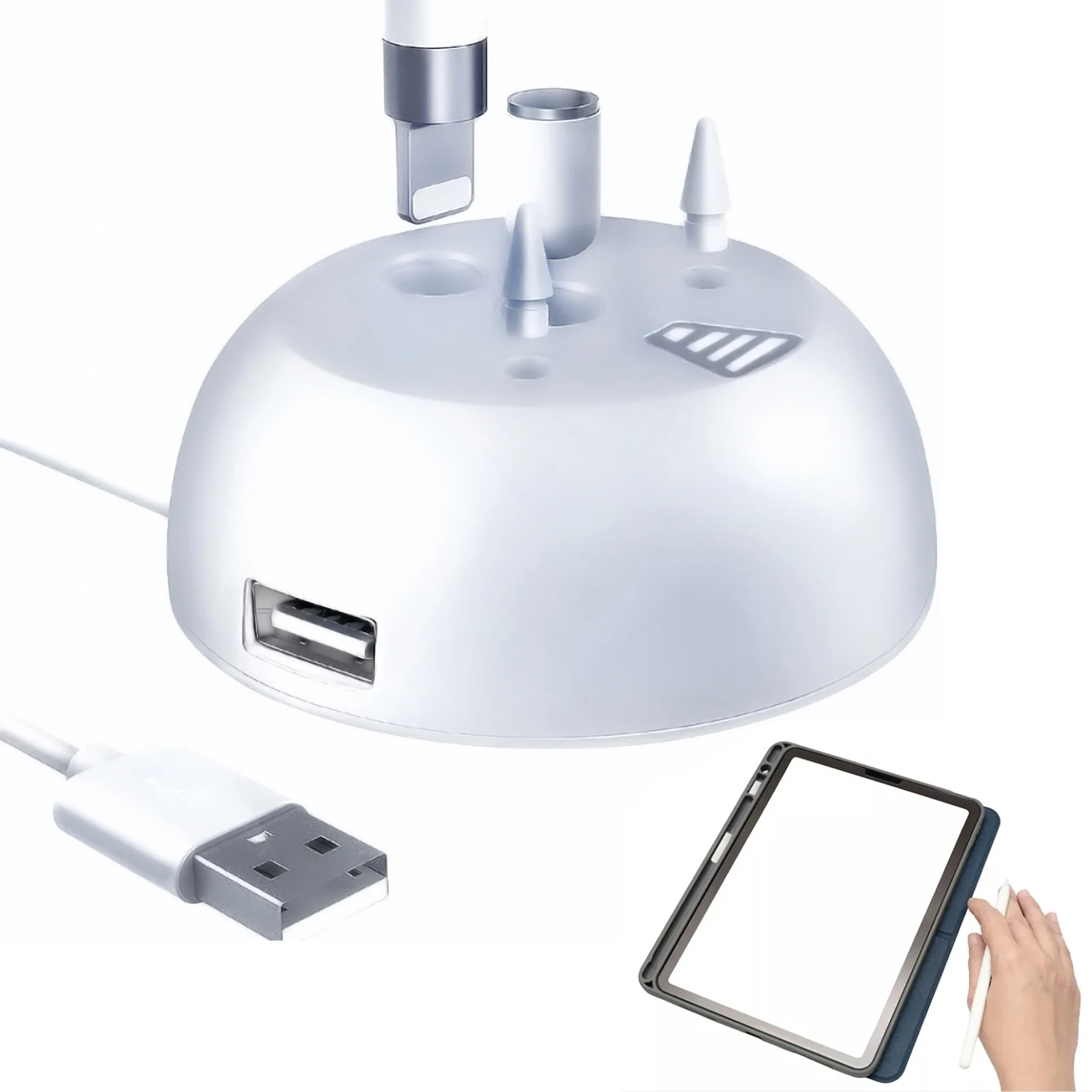 Charging Stand forApple Pencil 1st Generation Portable Pen Holder Charging Station Charger Dock Adapter 1.2M USB Charging Cable
Charging Stand forApple Pencil 1st Generation Portable Pen Holder Charging Station Charger Dock Adapter 1.2M USB Charging Cable