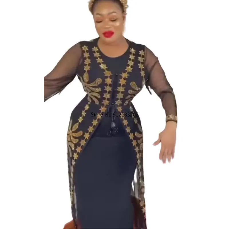 African Dresses for Women Dashiki African Women V-neck Long Sleeve Polyester Long Dress African Clothes with Inner Maxi Dress
African Dresses for Women Dashiki African Women V-neck Long Sleeve Polyester Long Dress African Clothes with Inner Maxi Dress