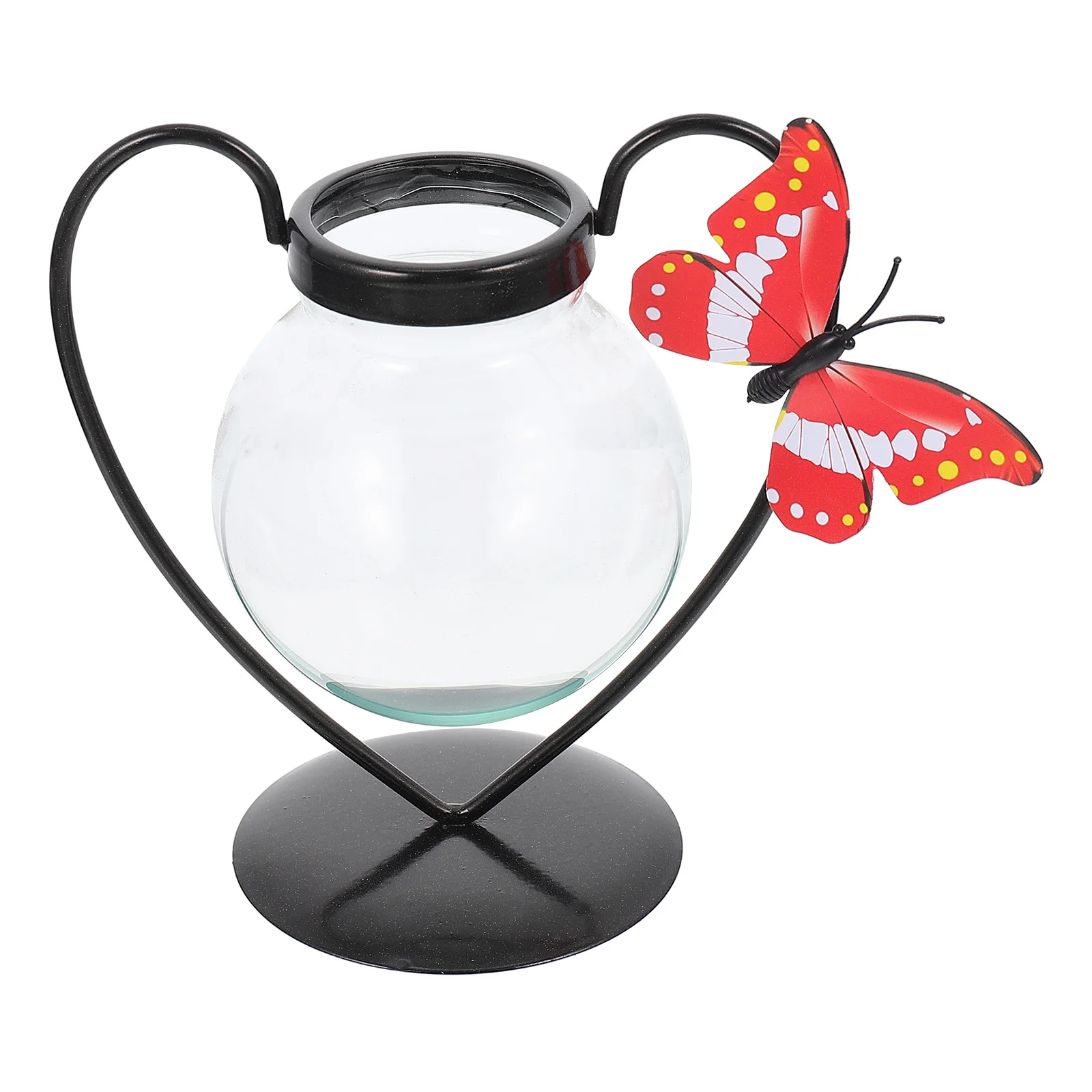 Vase Plant Planter Glass Flower Desktop Hydroponic Terrarium Heart Pot Bulb Holder Propagation Air Hydroponics Metal Vases Stand
Vase Plant Planter Glass Flower Desktop Hydroponic Terrarium Heart Pot Bulb Holder Propagation Air Hydroponics Metal Vases Stand
