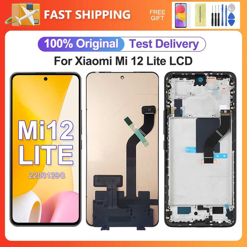 6,55 "оригинальный экран для Xiaomi 12 Lite, ЖК-дисплей, сенсорный экран, дигитайзер, сменный экран в сборе для Xiaomi 12 Lite 2203129G LCD
6,55 "оригинальный экран для Xiaomi 12 Lite, ЖК-дисплей, сенсорный экран, дигитайзер, сменный экран в сборе для Xiaomi 12 Lite 2203129G LCD