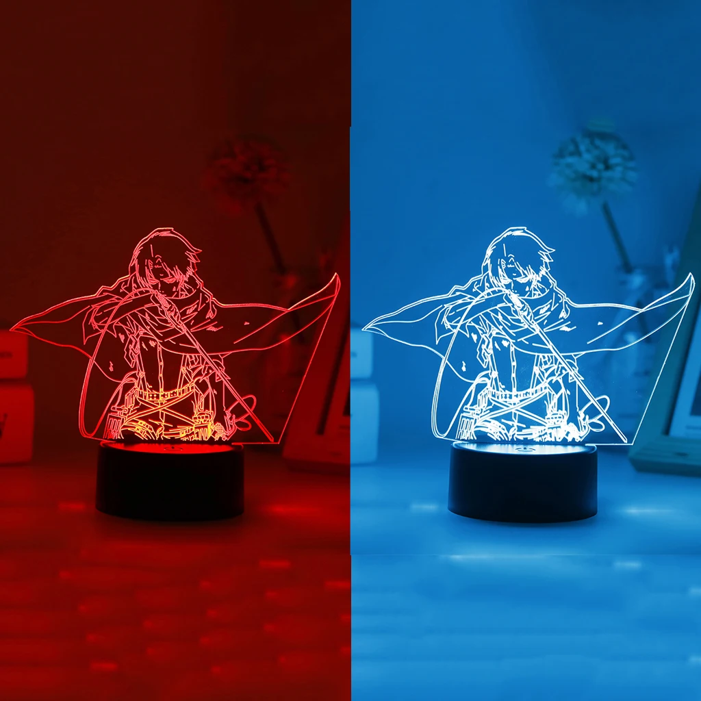 Attack On Titan Anime 3D Led Night Light Manga Figure Home Room Remote Acrylic Lamp Desk Decor For Kid Child Party Unusual Gift
Attack On Titan Anime 3D Led Night Light Manga Figure Home Room Remote Acrylic Lamp Desk Decor For Kid Child Party Unusual Gift