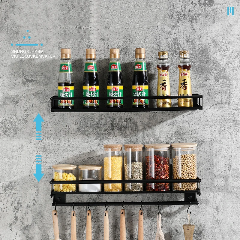 Punch-Free Spice Rack Stainless Steel Kitchen Organizer Multifunctional Wall-Mounted Kichen Storage Shelf Home Kitchen Organizer
Punch-Free Spice Rack Stainless Steel Kitchen Organizer Multifunctional Wall-Mounted Kichen Storage Shelf Home Kitchen Organizer