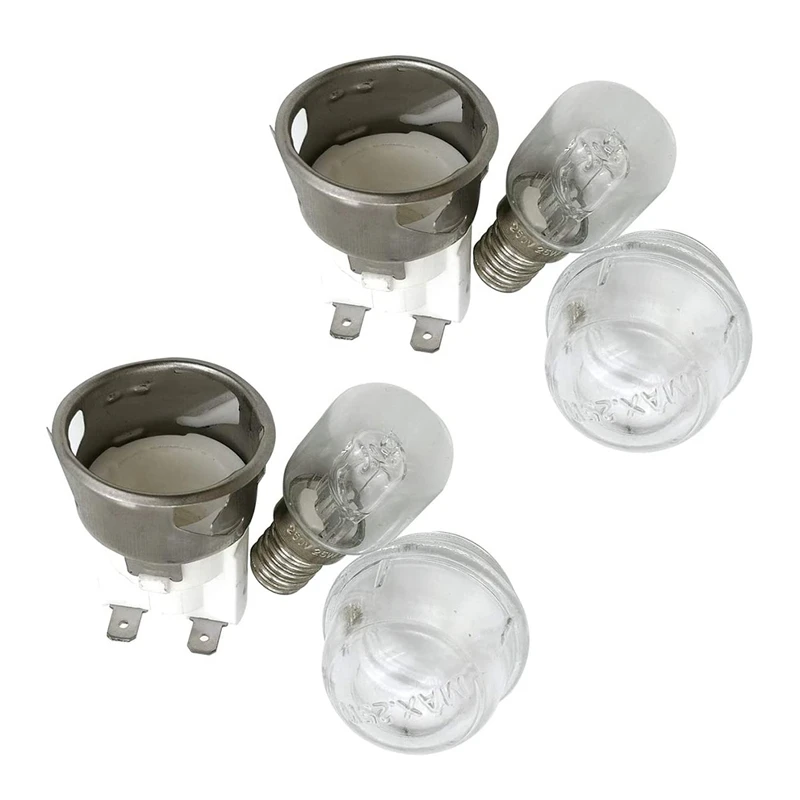 4Set E14 High Temperature Resistance 300 Celsius 250V 25W Oven Lamp,Oven Lamp Holder,Oven Lighting Ceramic Lamp Head
4Set E14 High Temperature Resistance 300 Celsius 250V 25W Oven Lamp,Oven Lamp Holder,Oven Lighting Ceramic Lamp Head