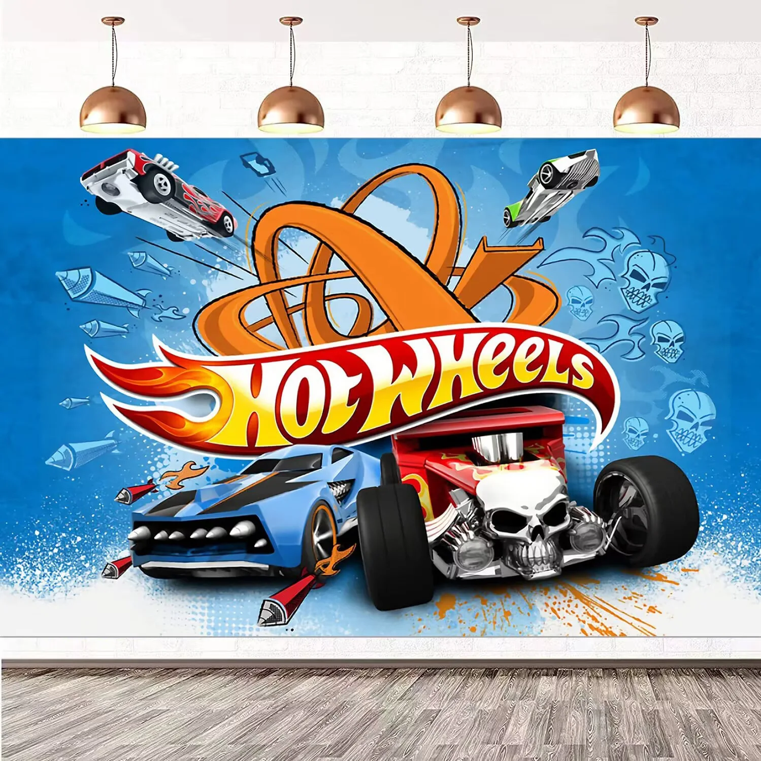 Hot Wheels Birthday Party Backdrop Tabletop Wild Hot Racer Car Birthday Background for Boy 1st Birthday Party Photo Backgrounds
Hot Wheels Birthday Party Backdrop Tabletop Wild Hot Racer Car Birthday Background for Boy 1st Birthday Party Photo Backgrounds