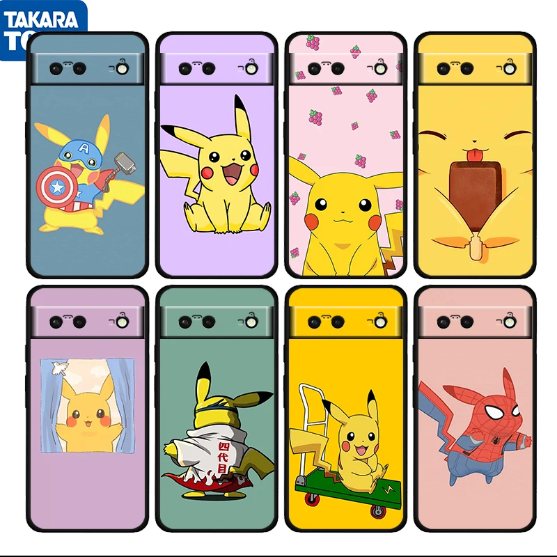 Hot Anime Cute Pikachu Shockproof Cover for Google Pixel 7 6 Pro 6a 5 5a 4 4a XL 5G Black Phone Case Shell Soft Funda Cover Capa
Hot Anime Cute Pikachu Shockproof Cover for Google Pixel 7 6 Pro 6a 5 5a 4 4a XL 5G Black Phone Case Shell Soft Funda Cover Capa