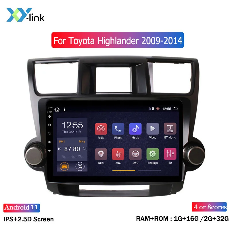 Android 11 10 inch screen car radio GPS Navigation system for Toyota highlander 2009-2014 multimedia player stereo no 2 din dvd
Android 11 10 inch screen car radio GPS Navigation system for Toyota highlander 2009-2014 multimedia player stereo no 2 din dvd