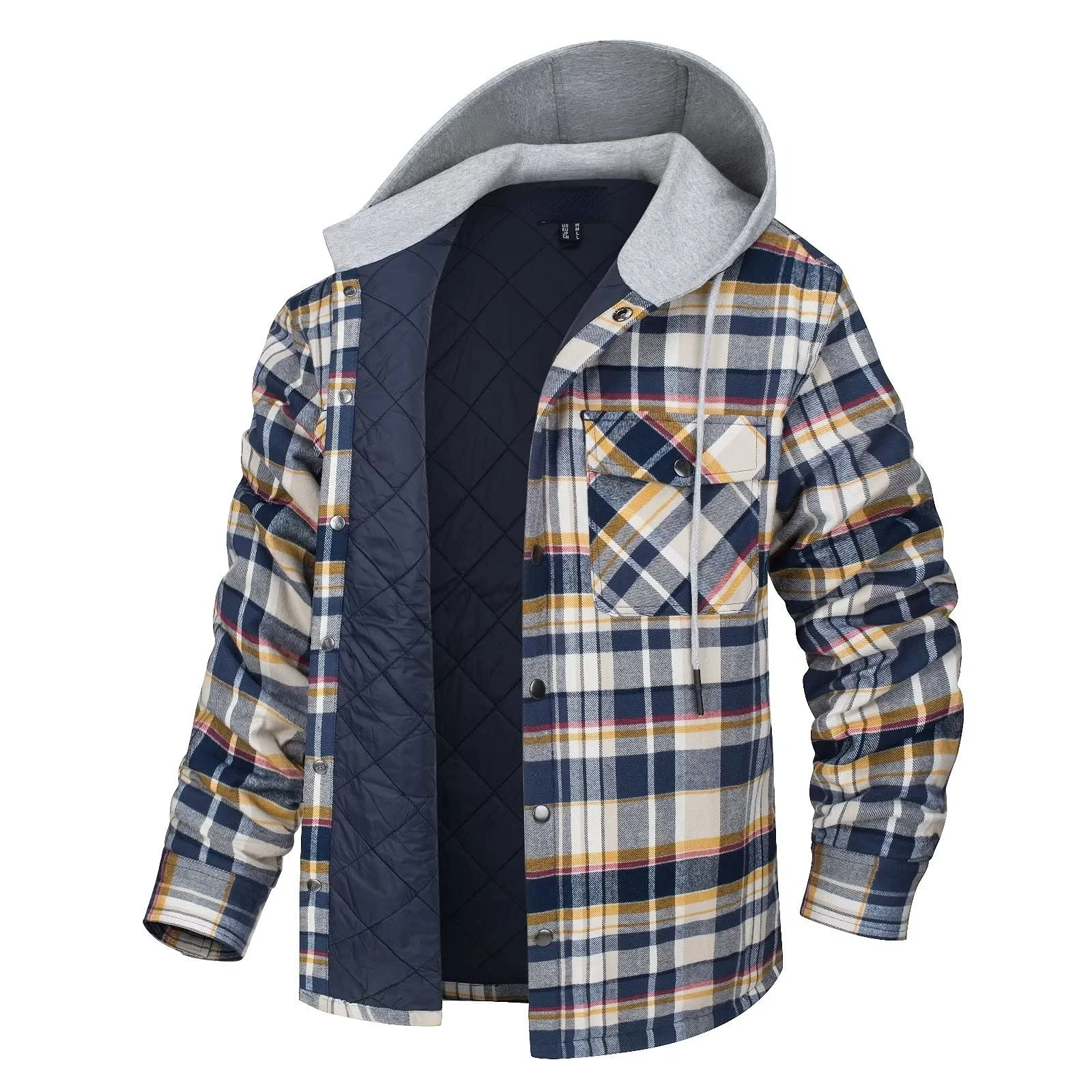 Men Plaid Shirts Jackets Harajuku Hooded Shirts Winter Coats Long Sleeve Basic Casual Fleece Shirts Jackets European Style 5XL
Men Plaid Shirts Jackets Harajuku Hooded Shirts Winter Coats Long Sleeve Basic Casual Fleece Shirts Jackets European Style 5XL