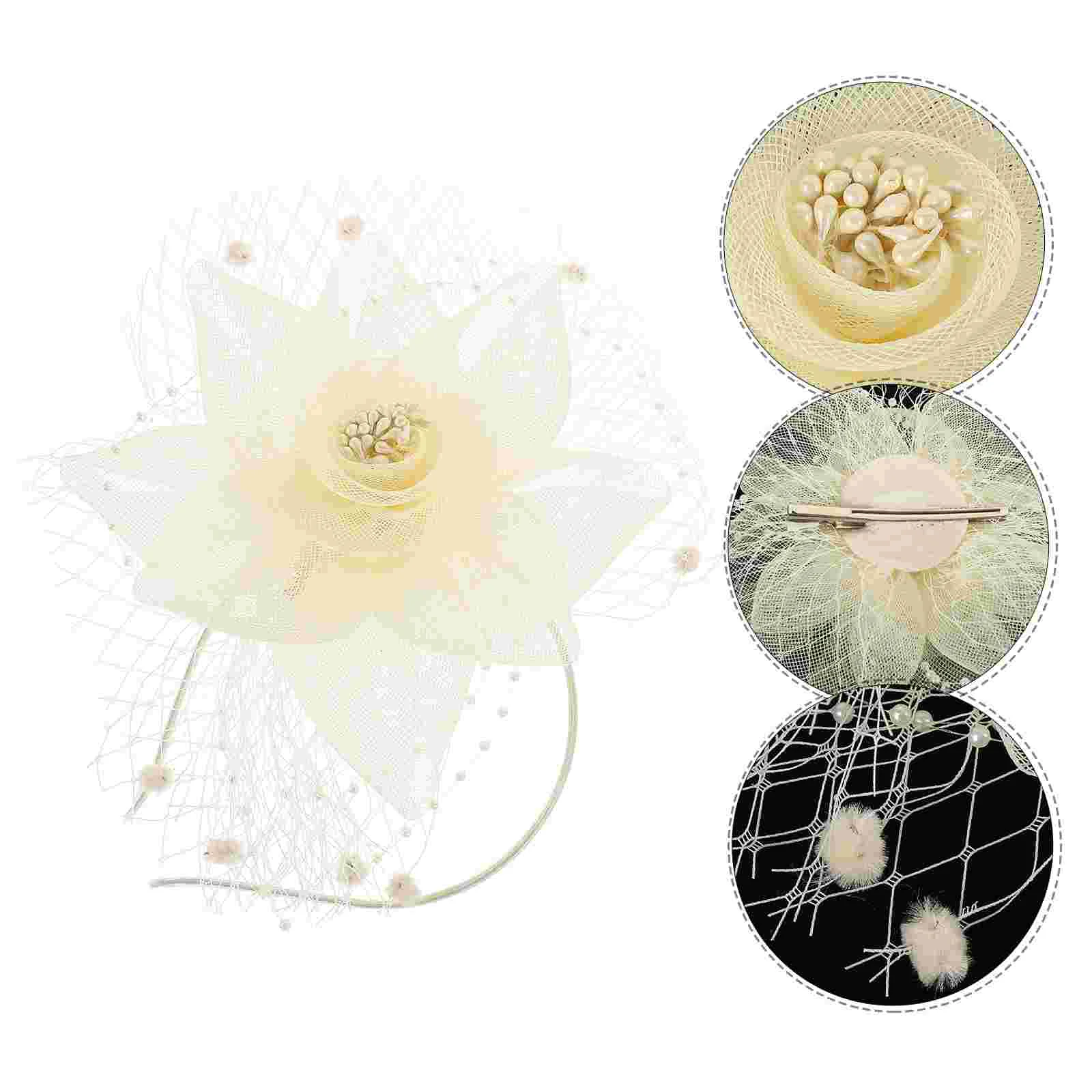 Head Band Women Fascinator Headband Hair Accessories Headdress Mesh Party Fascinators Bride 
Head Band Women Fascinator Headband Hair Accessories Headdress Mesh Party Fascinators Bride