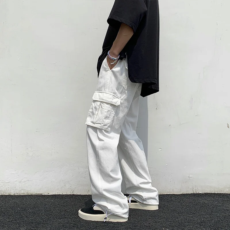 Basketball Multi-pocket Fashion Summer Spring Cargo Men Pants Comfort Straight Wide-leg New Sweatpants Casual Male Street
Basketball Multi-pocket Fashion Summer Spring Cargo Men Pants Comfort Straight Wide-leg New Sweatpants Casual Male Street
