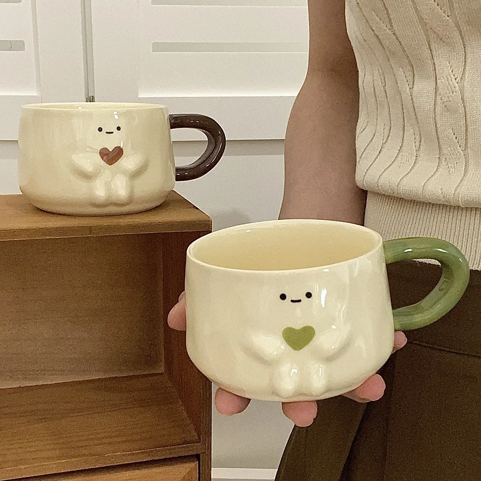 Cute Funny Coffee Mug Aesthetic Value Household Ceramic Heat-resistant Water Cup Couple Breakfast Cups Creative Birthday Gifts
Cute Funny Coffee Mug Aesthetic Value Household Ceramic Heat-resistant Water Cup Couple Breakfast Cups Creative Birthday Gifts