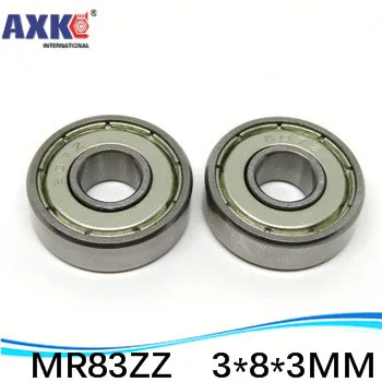

AXK (1pcs) deep groove ball bearing (stainless steel 440C material) SMR83ZZ 3*8*3 mm high quality ABEC-1 Z2