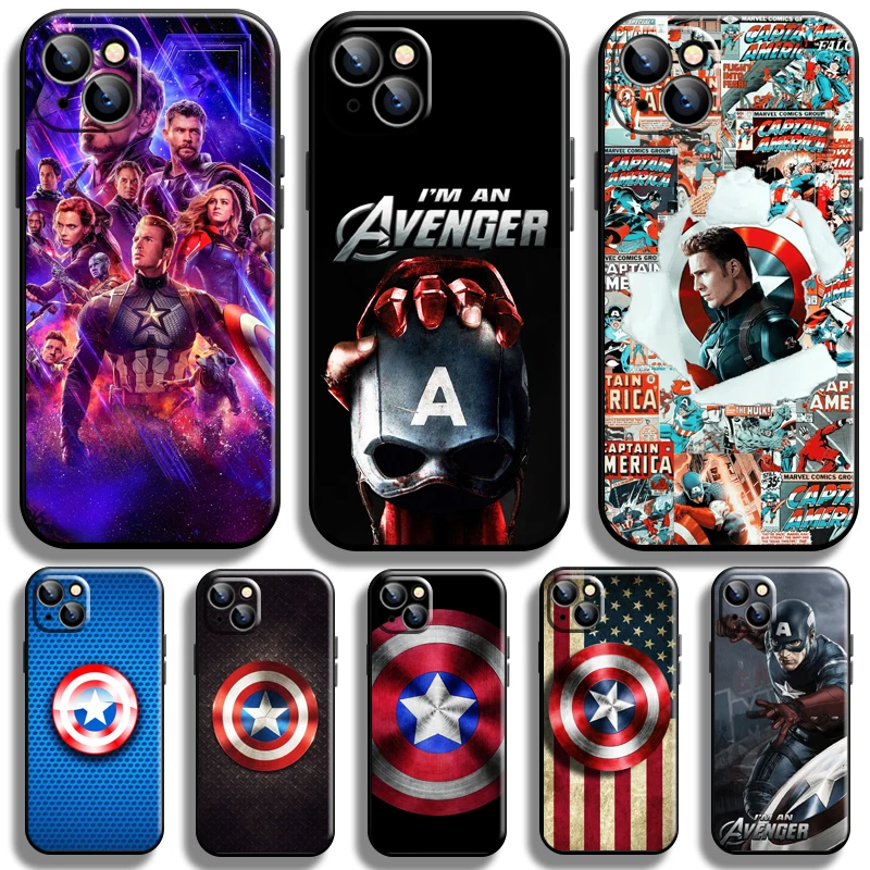 Avengers Captain America For Apple iPhone 13 12 11 Pro 12 13 Mini X XR XS Max SE 5 6 6s 7 8 Plus Phone Case Soft Liquid Silicon
Avengers Captain America For Apple iPhone 13 12 11 Pro 12 13 Mini X XR XS Max SE 5 6 6s 7 8 Plus Phone Case Soft Liquid Silicon