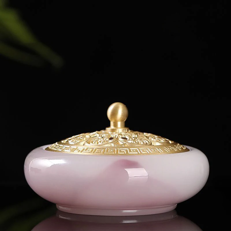 Нефритовая стеклянная курильница
Нефритовая стеклянная курильница