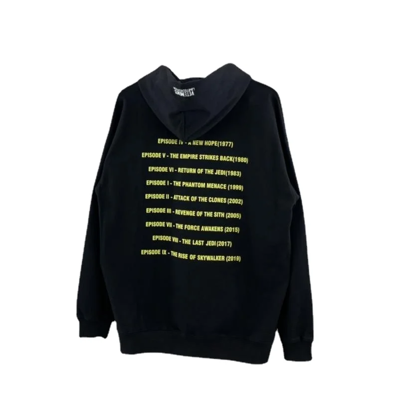 22SS Embroidered Letter Logo Vetements Hoodies EU Size Men Women Vintage Autumn Winter Haikyuu Techwear Vetements Sweatshirts
22SS Embroidered Letter Logo Vetements Hoodies EU Size Men Women Vintage Autumn Winter Haikyuu Techwear Vetements Sweatshirts