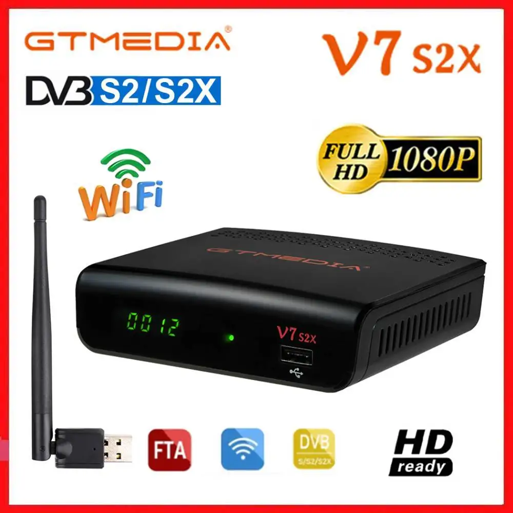 Оригинальный спутниковый ресивер GTMEDIA V7 S2X 1080p Full HD DVB S2 GT MEDIA V7S DVB S2X с поддержкой USB Wi-Fi
Оригинальный спутниковый ресивер GTMEDIA V7 S2X 1080p Full HD DVB S2 GT MEDIA V7S DVB S2X с поддержкой USB Wi-Fi