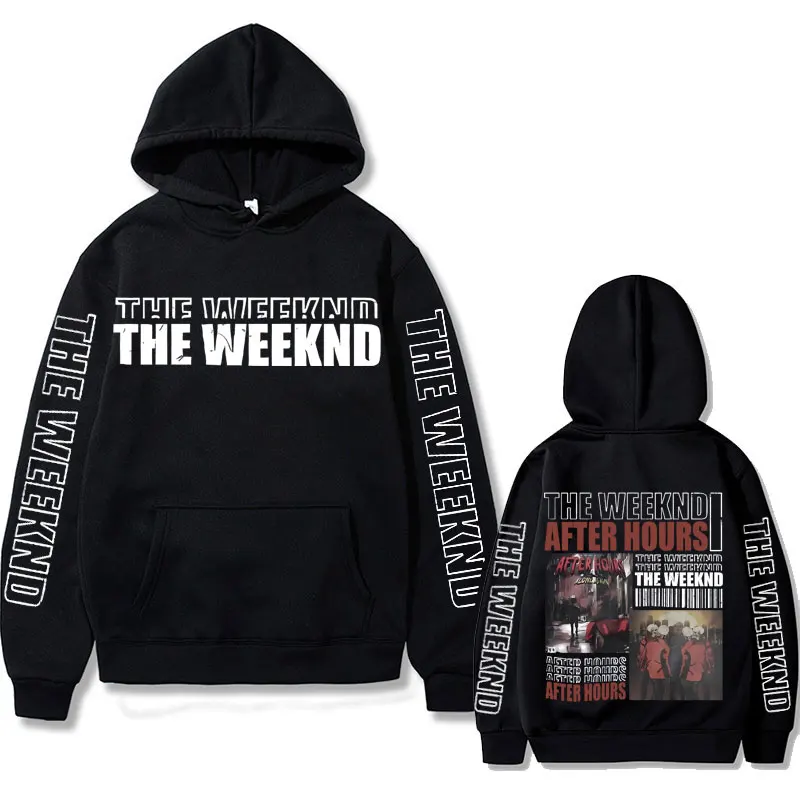 The Weeknd After Hours Hip Hop Oversized Double Sided Print Hoodie Men Women Hip Hop Streetwear Men's Fashion Loose Sweatshirt
The Weeknd After Hours Hip Hop Oversized Double Sided Print Hoodie Men Women Hip Hop Streetwear Men's Fashion Loose Sweatshirt