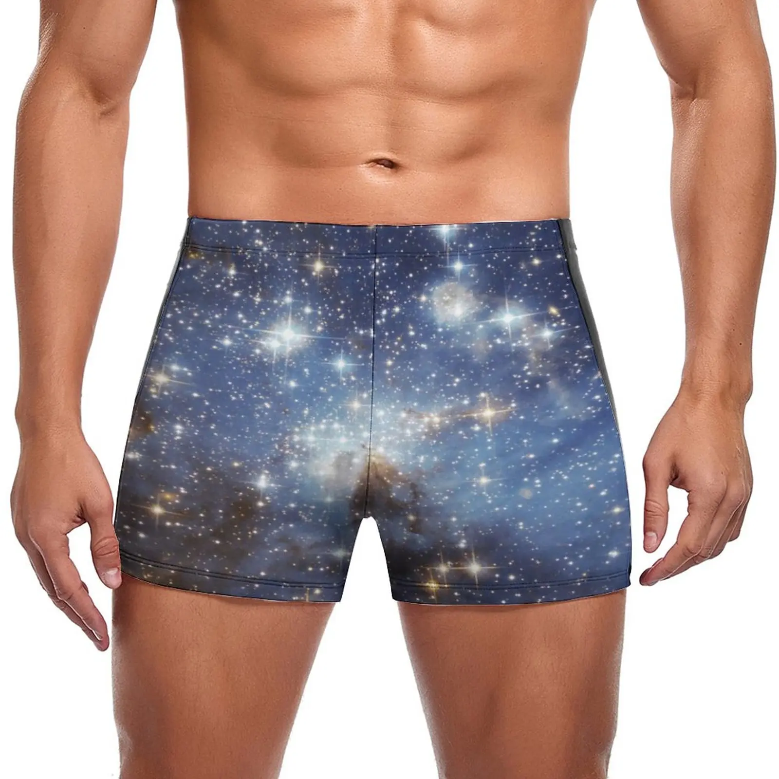 Bling Star Swimming Trunks Astro Galaxy Print Fashion Training Swim Boxers Push Up Elastic Man Swimwear
Bling Star Swimming Trunks Astro Galaxy Print Fashion Training Swim Boxers Push Up Elastic Man Swimwear