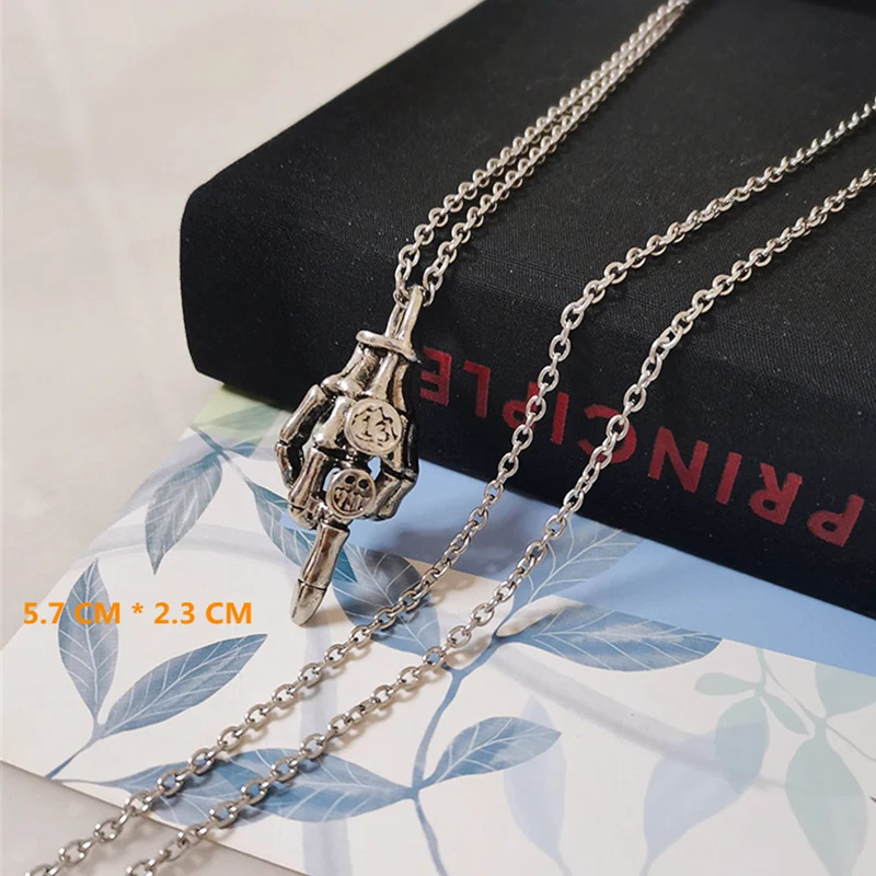 Рука - Ожерелье из нержавеющей стали в стиле хип-хоп для женщин цепочка на шею женская панк украшения для женщин цепочка мужская мужское кол... 
Рука - Ожерелье из нержавеющей стали в стиле хип-хоп для женщин цепочка на шею женская панк украшения для женщин цепочка мужская мужское кол...