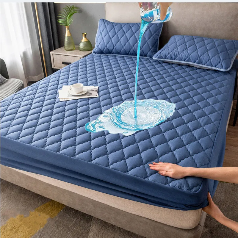 17Colors Quilted Process Waterproof Mattress Cover Queen Size 180x200cm Sheet Mattress Protector for Single Double Bed Topper
17Colors Quilted Process Waterproof Mattress Cover Queen Size 180x200cm Sheet Mattress Protector for Single Double Bed Topper