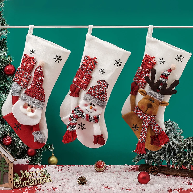 Lovely Christmas Candy Bag Delicate Christmas Stocking Tear-resistant Festival Prop
Lovely Christmas Candy Bag Delicate Christmas Stocking Tear-resistant Festival Prop
