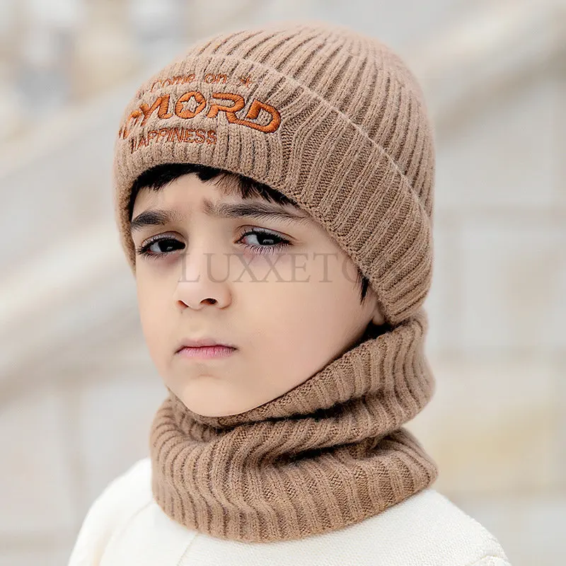 2 pieces set Hat And Scarf Children Hats Autumn And Winter Knitted Letters Woolen Caps Winter Cute Boys And Girls Baby Warm Caps
2 pieces set Hat And Scarf Children Hats Autumn And Winter Knitted Letters Woolen Caps Winter Cute Boys And Girls Baby Warm Caps