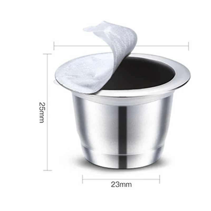 Refill for Nespresso Coffee Capsule Foils Refillable for Nespresso Coffee Capsules Reusable Italian Coffee Filter Pod
Refill for Nespresso Coffee Capsule Foils Refillable for Nespresso Coffee Capsules Reusable Italian Coffee Filter Pod