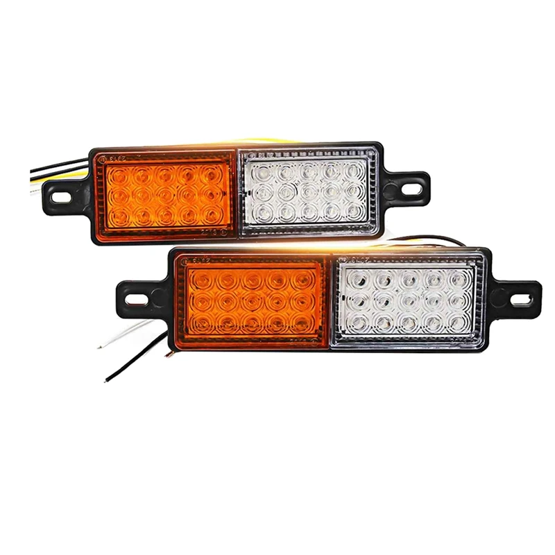2Pcs 12V 30 LED Car Truck Bull Bar Light Bullbar Front Bumper Light Front Indicator Park Lamp Signal Bulb Trailer
2Pcs 12V 30 LED Car Truck Bull Bar Light Bullbar Front Bumper Light Front Indicator Park Lamp Signal Bulb Trailer