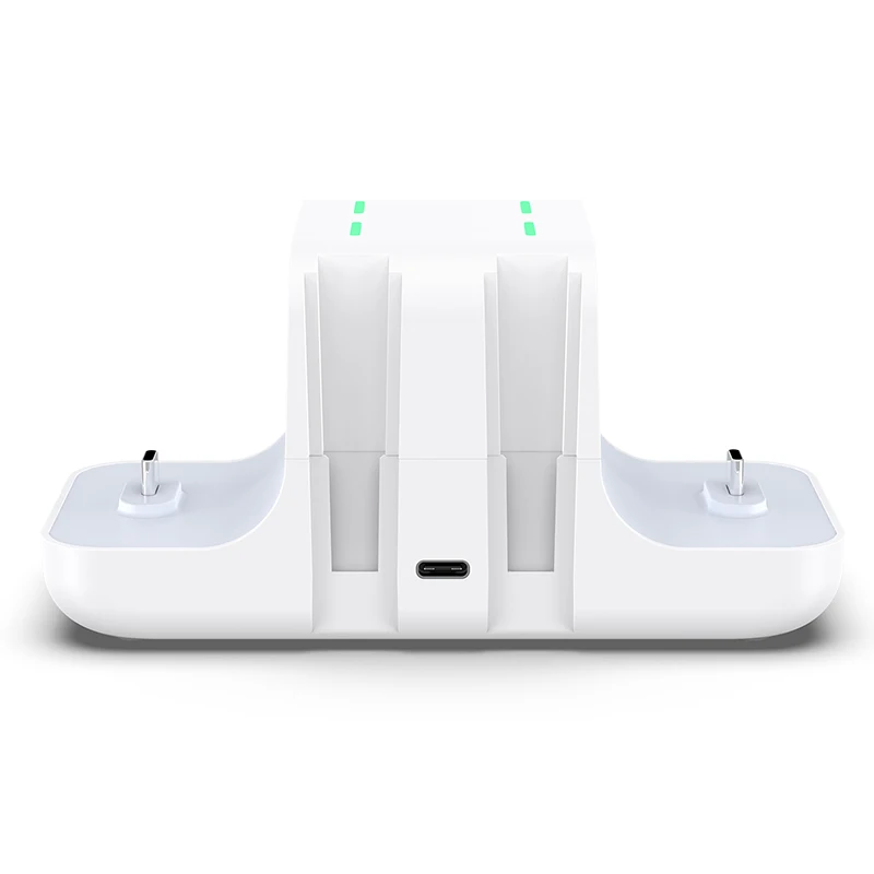 Dual Dock Charging Station 139.3x60.3x70mm Four Charging Slots Charging Station For Handle Controller Charger Stand Dc 5v/ 2a
Dual Dock Charging Station 139.3x60.3x70mm Four Charging Slots Charging Station For Handle Controller Charger Stand Dc 5v/ 2a